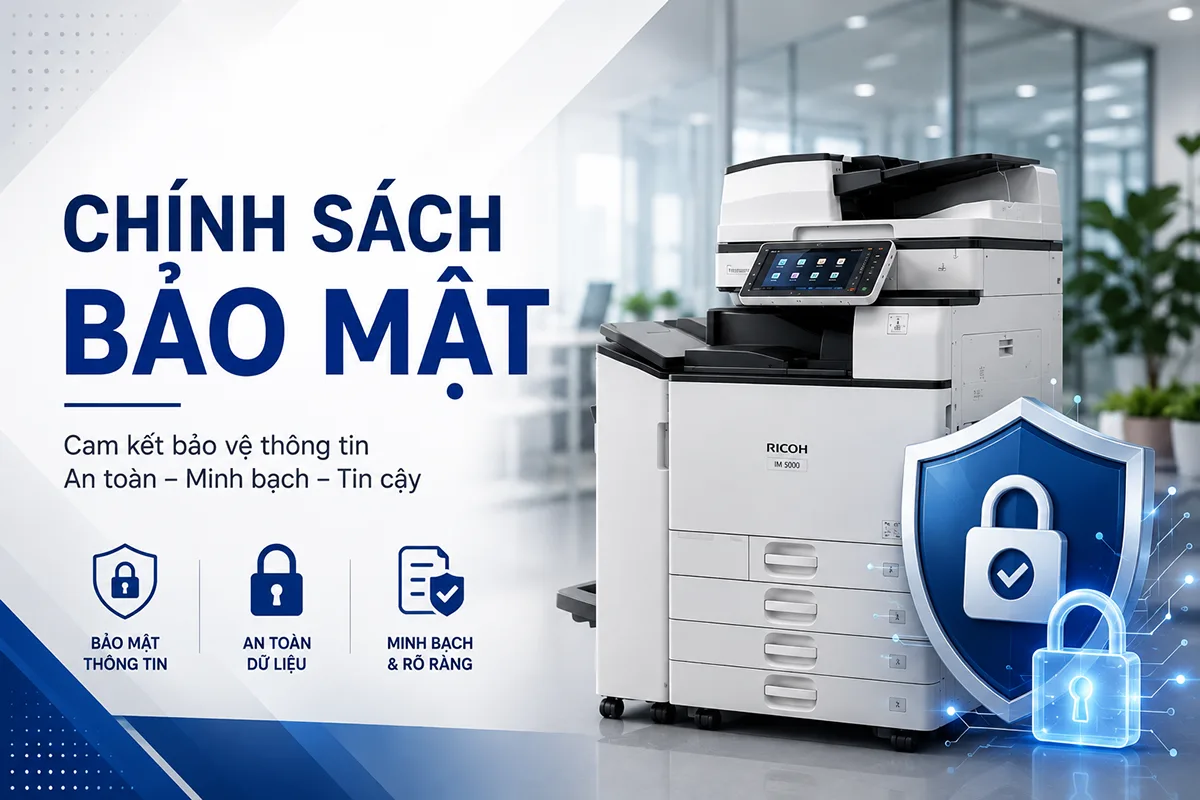 Chính sách bảo mật thông tin | Máy Văn Phòng Phước An