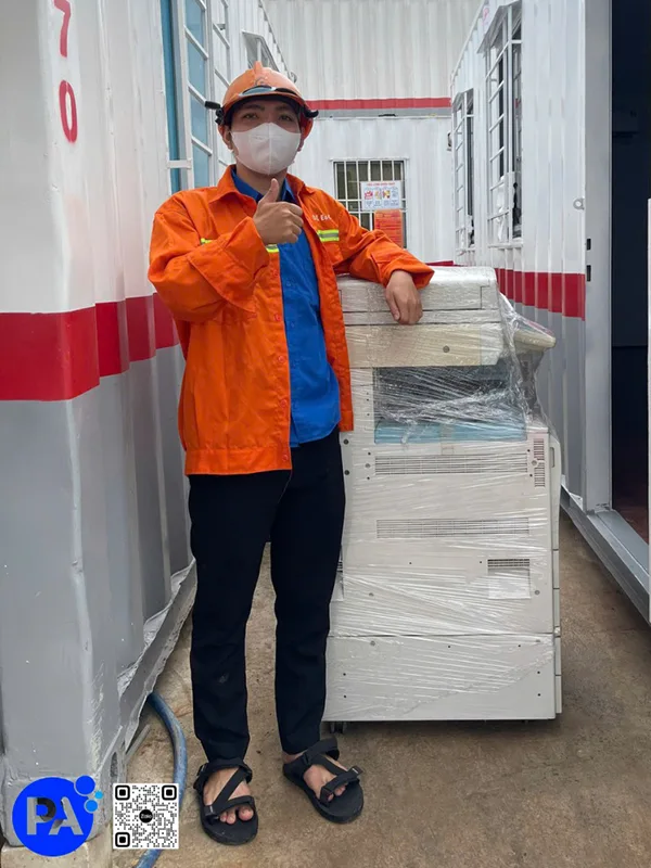 Giao Máy Đến Khách Hàng Của Phước An